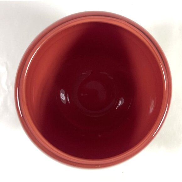 Glass.ful Votive Candle Holder Cherry Red Handblown Cased Glass Canadian - Picture 4 of 8